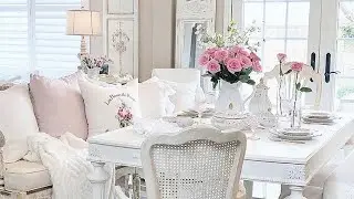 Awesome shabby chic spring home tour
