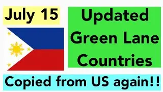 PHILIPPINES TRAVEL UPDATE | NEW GREEN LANE COUNTRIES FOR FULLY VACCINATED ABROAD STARTING JULY 15