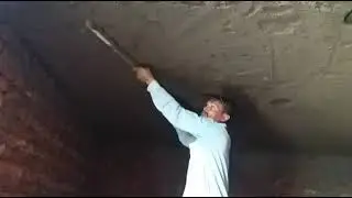 Technique bed room roof  plastar# Finishing roof plastar full process plstaring&used sand cemnt