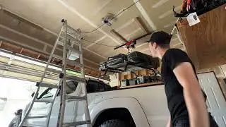 Roof Top Tent DIY Winch Storage Solution!