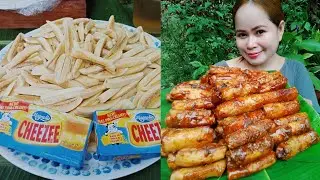 Cheesy Banana Turon! Perfect Pang Negosyo!