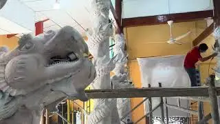 Đắp y th&aacute;nh thất thanh ph&uacute; long , tầm vu , long an