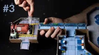 Building THE SKELD (Among Us) with cardboard & clay &ndash; Part 3
