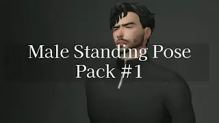 [FREE] Male Standing Pose Pack #1| Sims 4 Animation