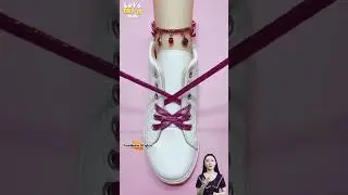 Tie Butterfly design shoelaces? Stylish Shoe lacing #shorts #style #tie #tips