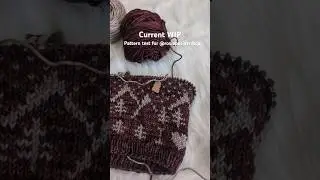 🧶🏞️🌲celebrating our national parks in knitwear #knit #knitting colorwork knit pattern test
