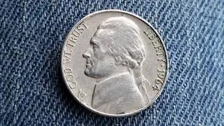 1964 JEFFERSON NICKEL, NO MINT MARK: 1,024,672,000 CREATED!!