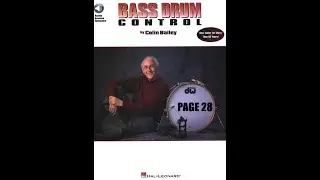 Colin Bailey - Bass Drum Control - pag. 28 - 16th Note Exercise with TOM-TOMS