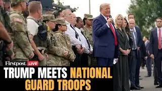 Trump LIVE: Donald Trump Speaks Outside Command Centre | National Guard in DC | N18G