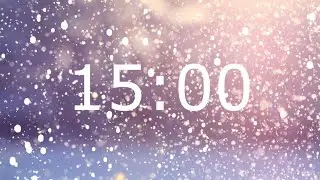15 Minute Winter Timer with Relaxing Music and Alarm