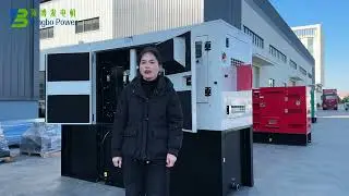 70kW Perkins Silent Diesel Generator Set with 24h fuel tank