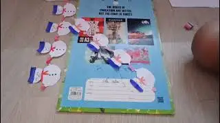 Easy snowman paper chain ⛓️&zwj;💥 Christmas craft 