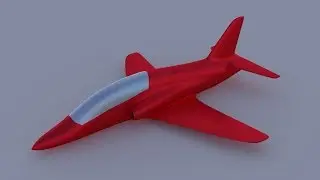 Modeling the BAE HAWK T1 with Blender and Bsurfaces