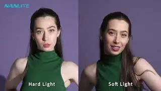 Hartes vs. weiches NANLITE LED-Studiolicht im Fotostudio einsetzen