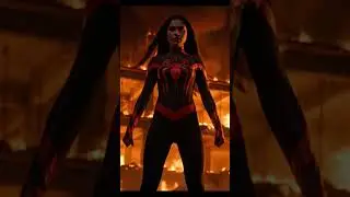 Desi Superhero Girl Entry | Spider Woman Style Rescue #comedy #Ai Pro #gemini