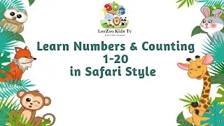 Learn to Count 1 to 20 with Animals | Learn Numbers 1-20 with Animals | Toddler Fun Learning |