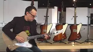 The Epiphone Joe Bonamassa Firebird-1 : Polymist Gold