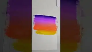 Evening Sunset Painting 🎨🎨 #sunset #shorts #shortvideo
