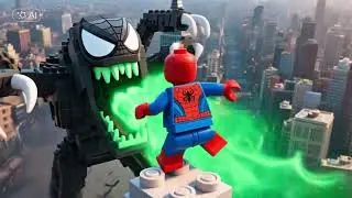 LEGO Spider-Man vs Giant Monster 💥 | Epic City Battle!