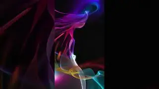Incredible Vibrant Fractal Light Art in under a Minute! Abstract Color Inspiration for Artist #neon