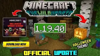 Minecraft Pe 1.19.40 Official Version Released | Minecraft Pe Halloween Theme Update!!
