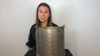 Circular Material Handling Basket | 304 Stainless Steel | Natural Finish | 100% USA-Made