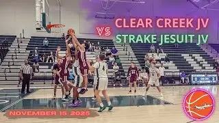 Junior Varsity Clear Creek HS vs Strake Jesuit HS basketball game at Strake Jesuit High School