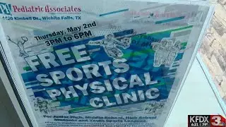 Free sports physicals for student athletes