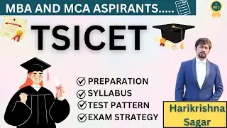 ICET 2019 Preparation plan & Exam Pattern By Harikrishna sagar || MY3 ACADEMY