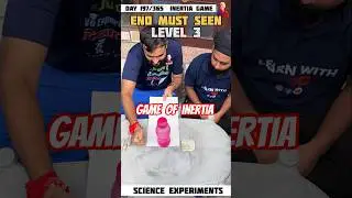 children's science experiment | class 9 inertia #physics #viralvideo #inertia