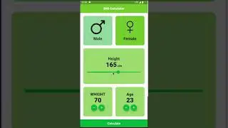 Simple Bmi Calculator [Flutter]