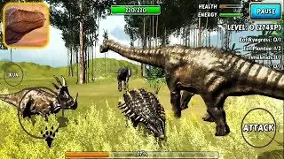 Dinosaur Simulator Jurassic Survival: Ankylosaurus Grass Eaters - Android Gameplay