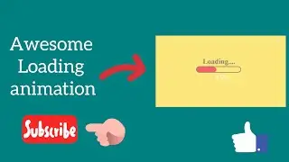 Awesome Loading animation||Loading  animation use only HTML&CSS|| #CUBICLECODER |CUBICLE CODER