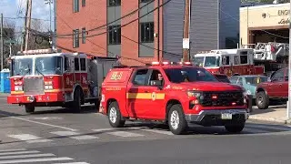 Philadelphia Fire Department Engine 5 , Ladder 6 & Battalion 11 Responding 