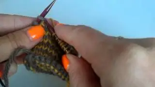One Row Stripes In the Round~With Faux Side Seam (slip stitch)