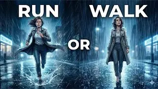 Does Running in the Rain Actually Keep You Drier?