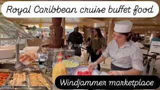 Royal Caribbean cruise windjammer buffet - Spectrum of the seas 2023 #royalcaribbean #cruise
