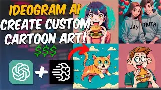 How to Create Custom Cartoon Drawing Art with Ideogram AI (Step By Step)