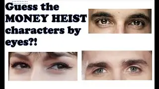 Guess The Money Heist Characters by Eyes | TV shows Eyes Quiz | Eyes Quiz