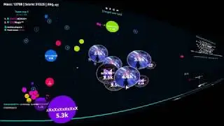 Agar.io Splitrun #1 - Sabr Clan