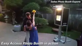 LED Photo Booth for outdoor wedding reception