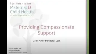Providing Compassionate Support: Grief and Perinatal Loss