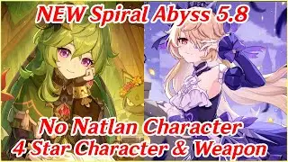 No Natlan Character! Collei Hyperbloom x Fischl Overload Full Star Clear | Genshin Impact 5.8