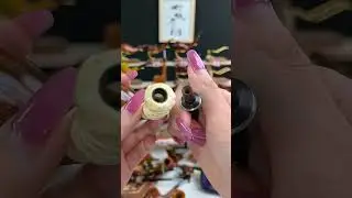 MUXIANG Freehand Straight Pot Tobacco Pipe with Bamboo and Acrylic Ring
