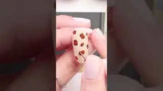 Vẽ nail da b&aacute;o đơn giản #shorts