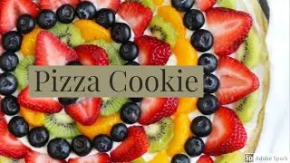 Easy cookie pizza