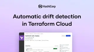 Automatic drift detection in Terraform Cloud