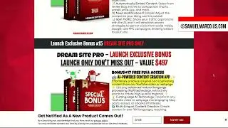 Dream Site Pro Review 2024 -⚠️Real or Fake⚠️