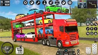 Car Transporter Truck 3D Simulator -Transporting Cars By Plane, Ship And Helicopter-Android Gameplay