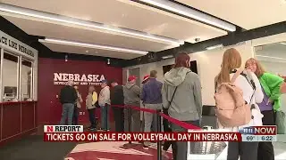 Husker volleyball ticket sales for Memorial Stadium